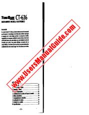 Ansicht CT-636 CASTELLANO pdf Benutzerhandbuch